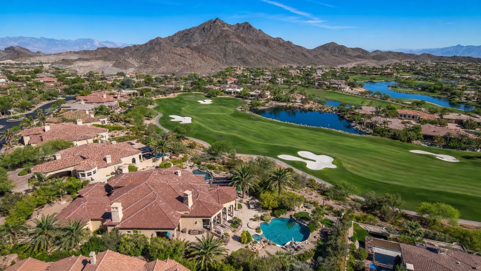 Anthem Country Club Henderson golf course and grounds maintained by HOA reserve funds — golf courses represent major long-term capital expenditure requiring strong reserve funding