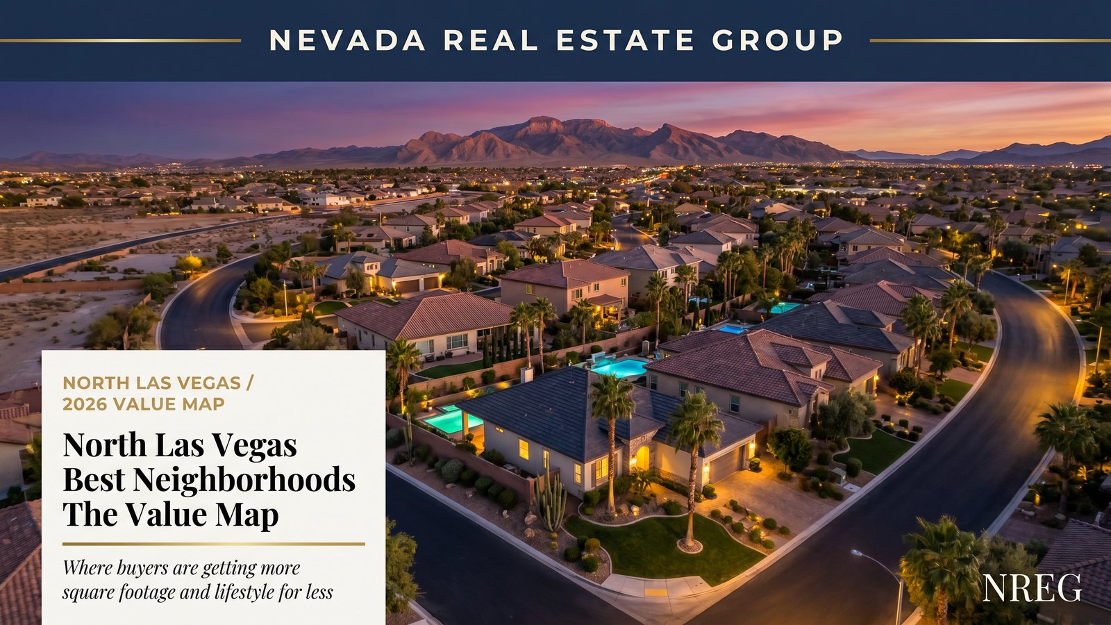 North Las Vegas affordable family neighborhoods showing entry-level home prices in 2026